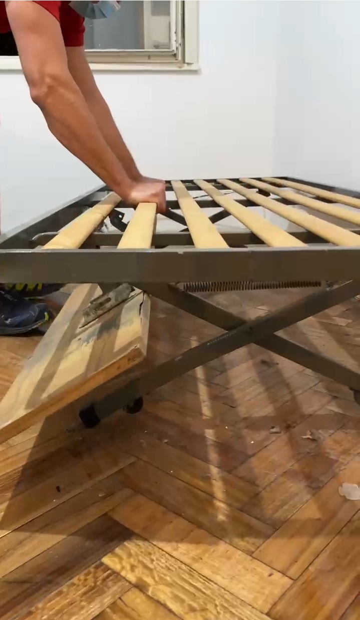 Cama plegable de una plaza