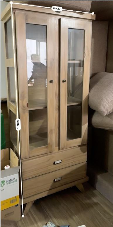 Vitrina cristalero interior
